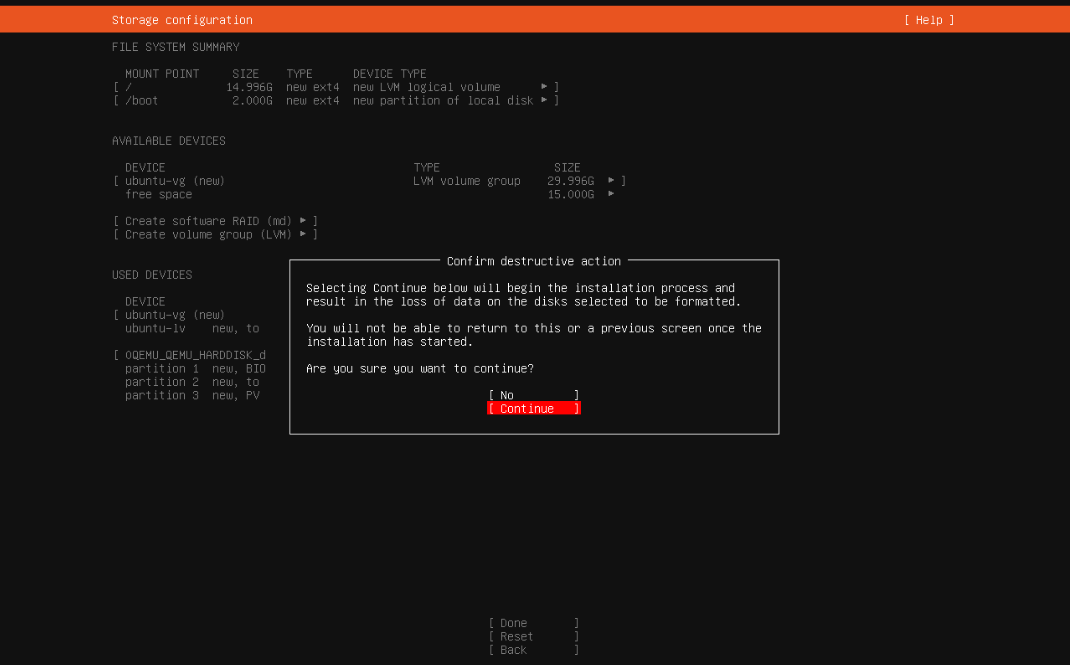 Ubuntu confirmation