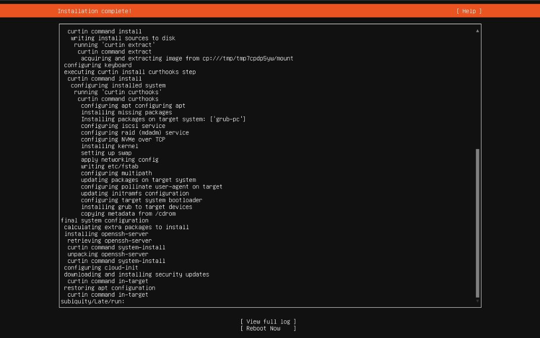 Ubuntu installed